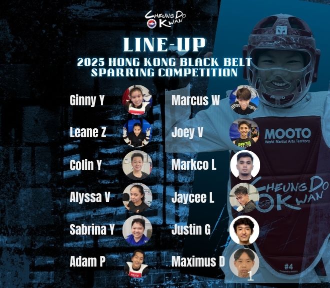 2025 Black Belt Sparring Competition (Line-Up)